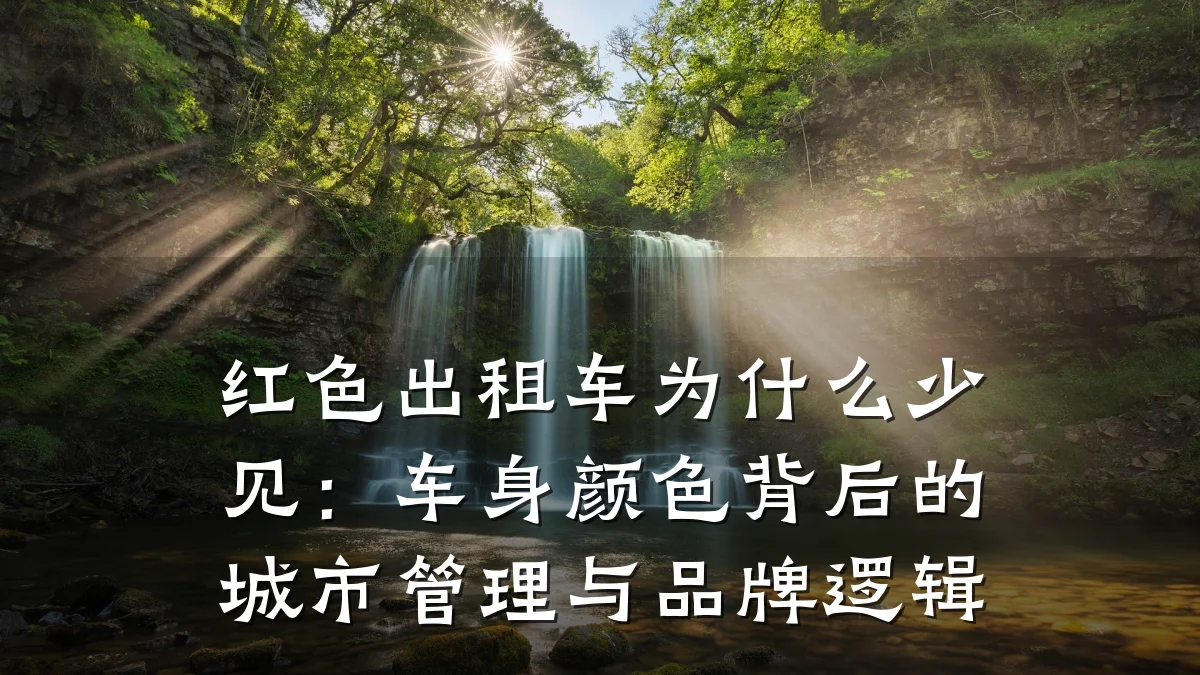 红色出租车为什么少见：车身颜色背后的城市管理与品牌逻辑