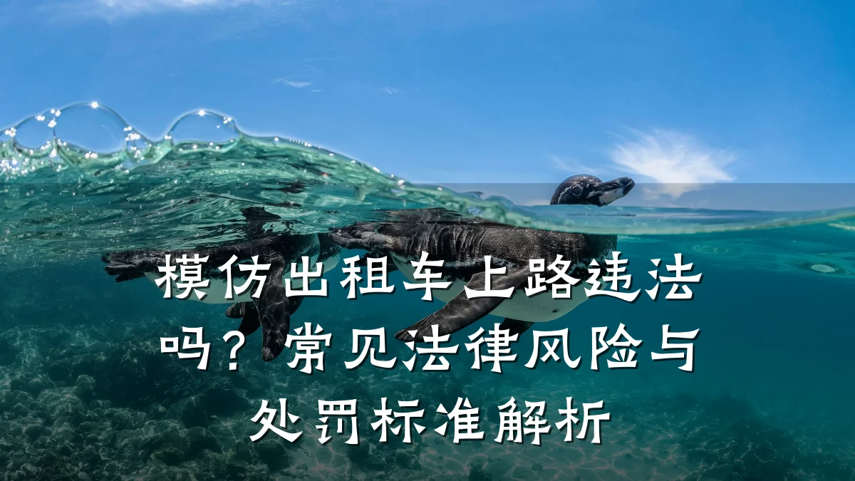 模仿出租车上路违法吗？常见法律风险与处罚标准解析