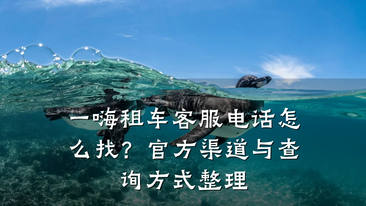 一嗨租车客服电话怎么找？官方渠道与查询方式整理