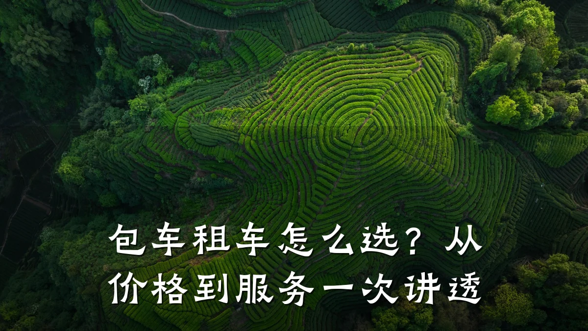 包车租车怎么选?从价格到服务一次讲透