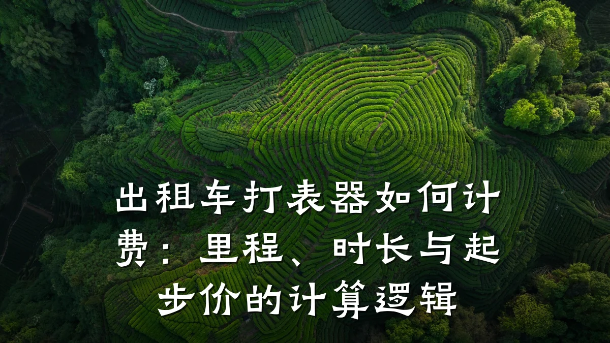 出租车打表器如何计费：里程、时长与起步价的计算逻辑