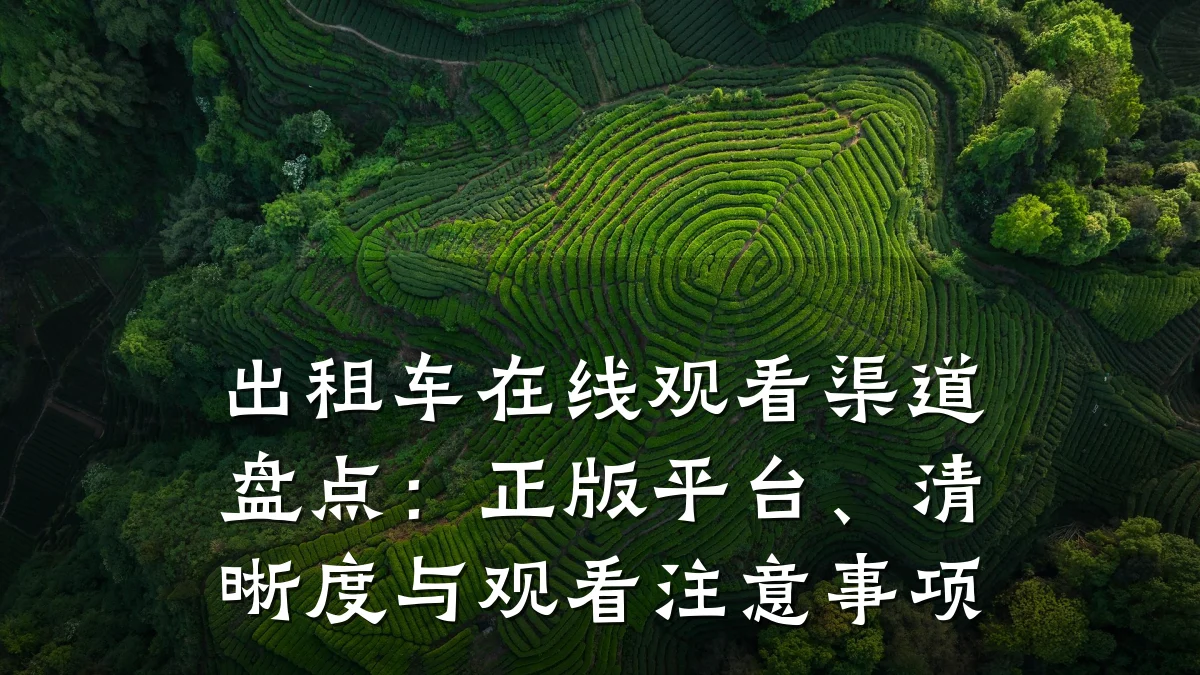 出租车在线观看渠道盘点:正版平台、清晰度与观看注意事项
