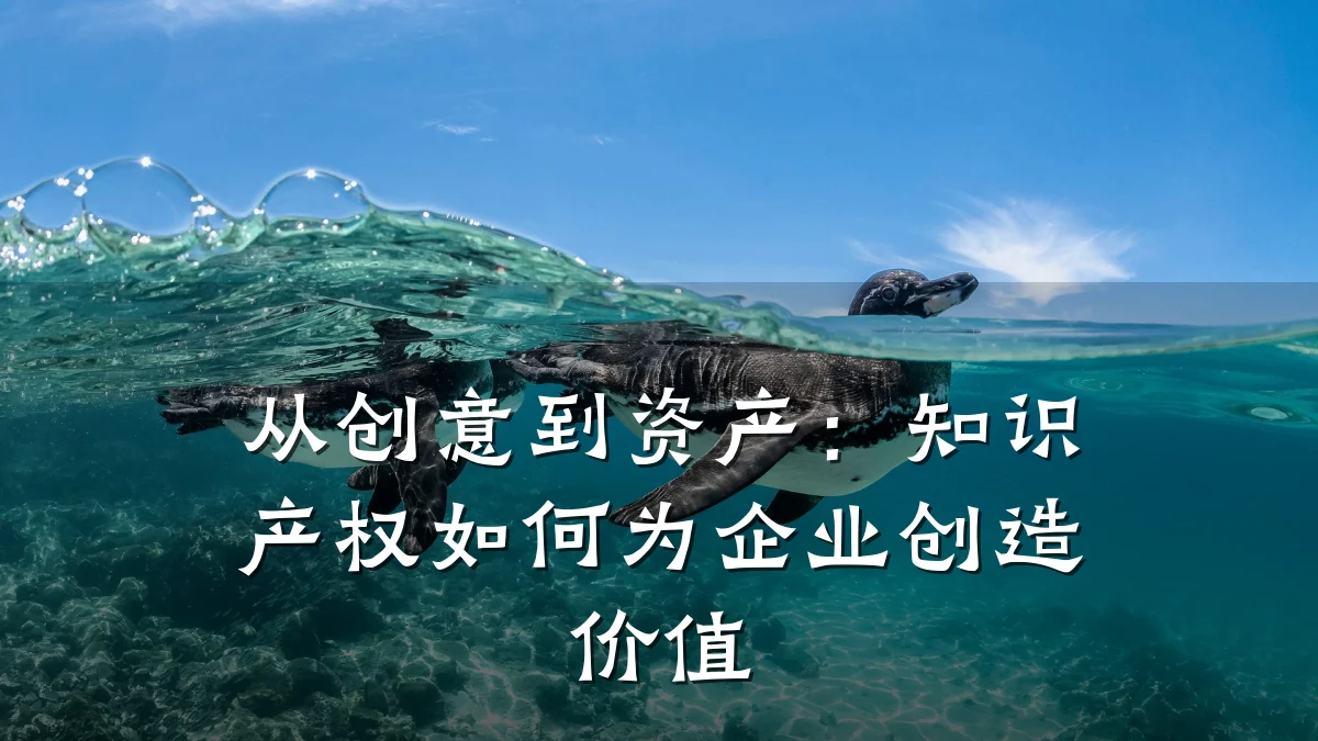 从创意到资产：知识产权如何为企业创造价值