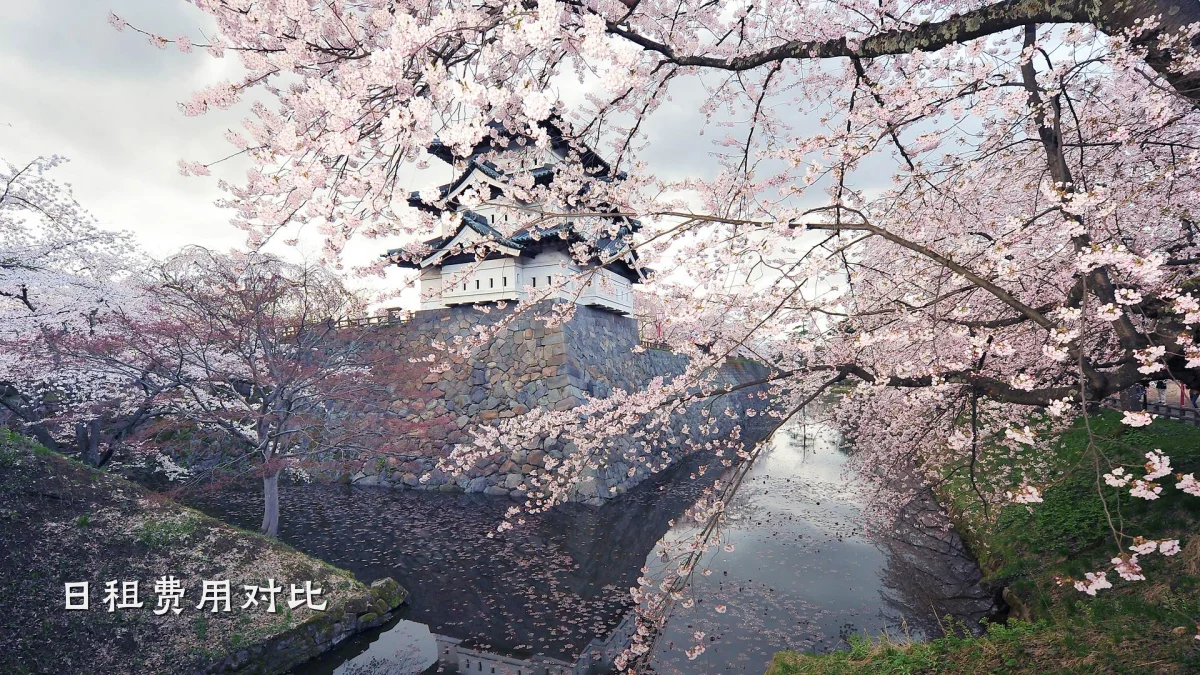 日租费用对比