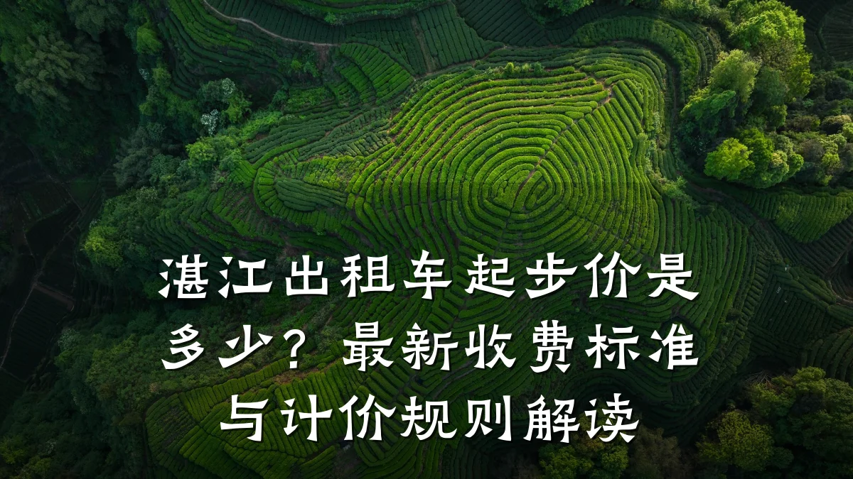 湛江出租车起步价是多少？最新收费标准与计价规则解读