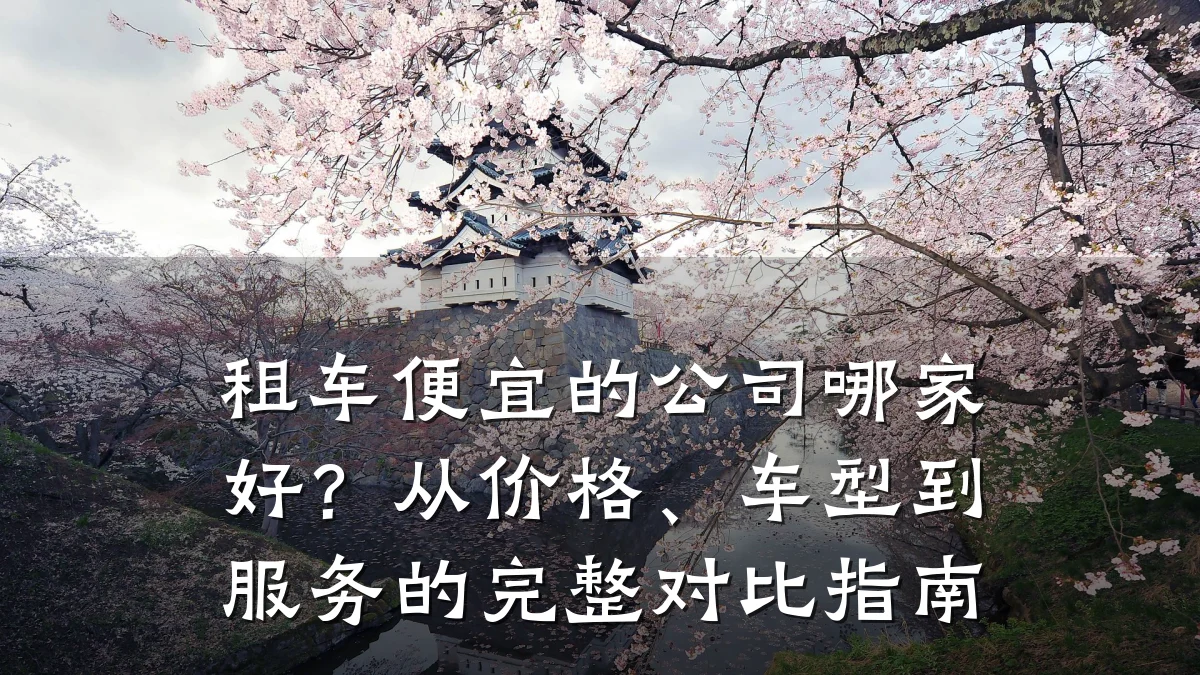 租车便宜的公司哪家好?从价格、车型到服务的完整对比指南