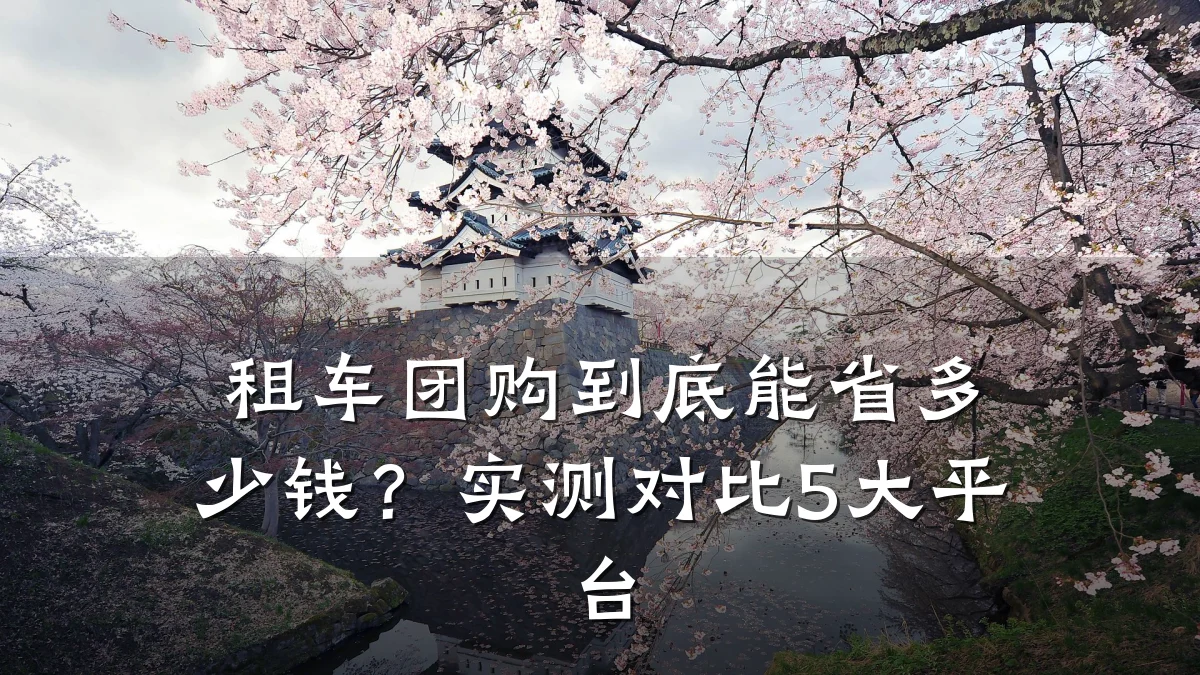 租车团购到底能省多少钱?实测对比5大平台