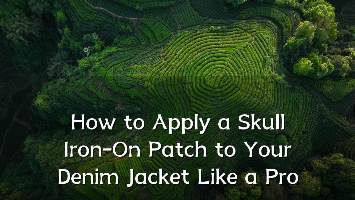 How to Apply a Skull Iron-On Patch to Your Denim Jacket Like a Pro