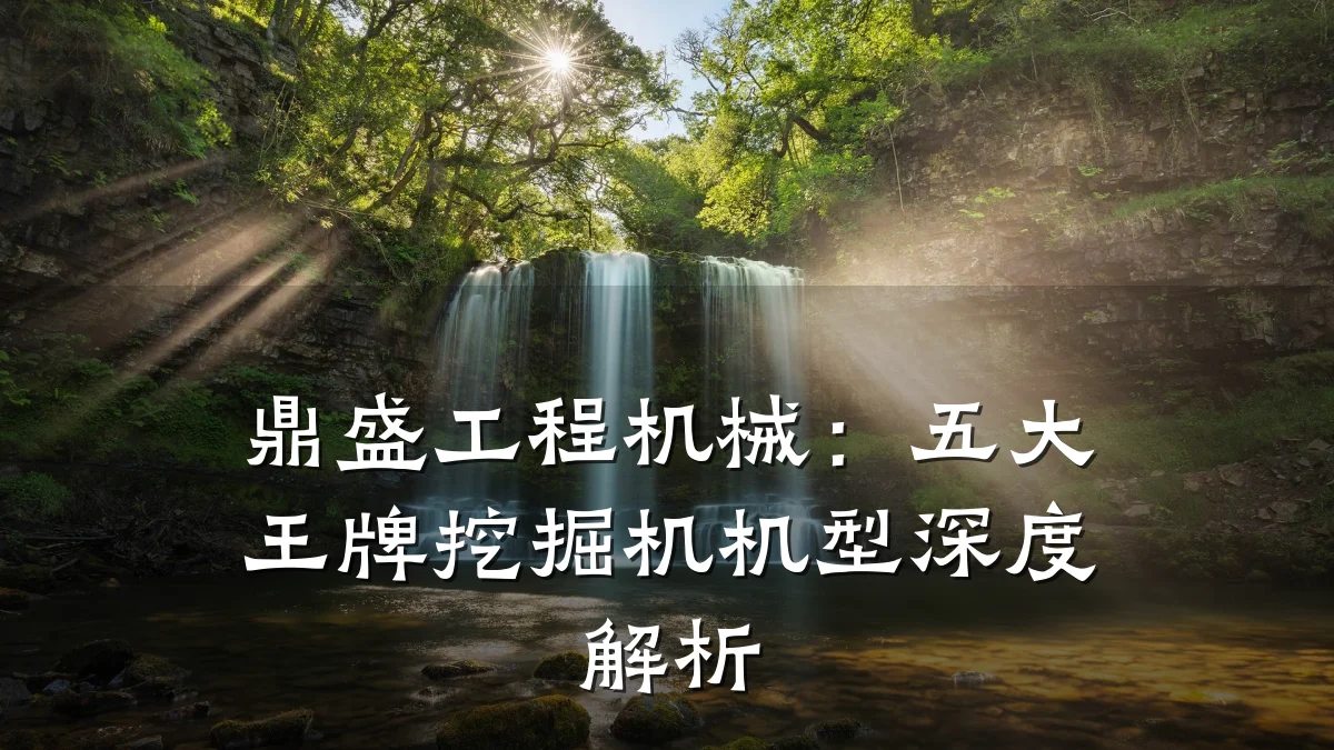 鼎盛工程机械:五大王牌挖掘机机型深度解析