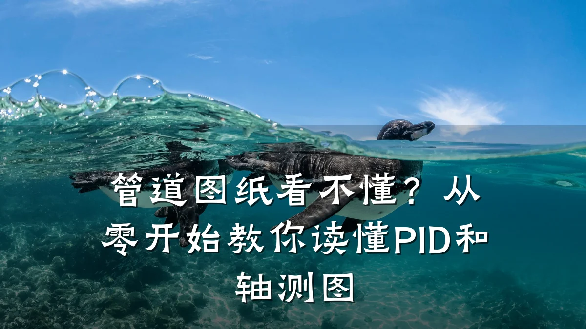 管道图纸看不懂？从零开始教你读懂PID和轴测图