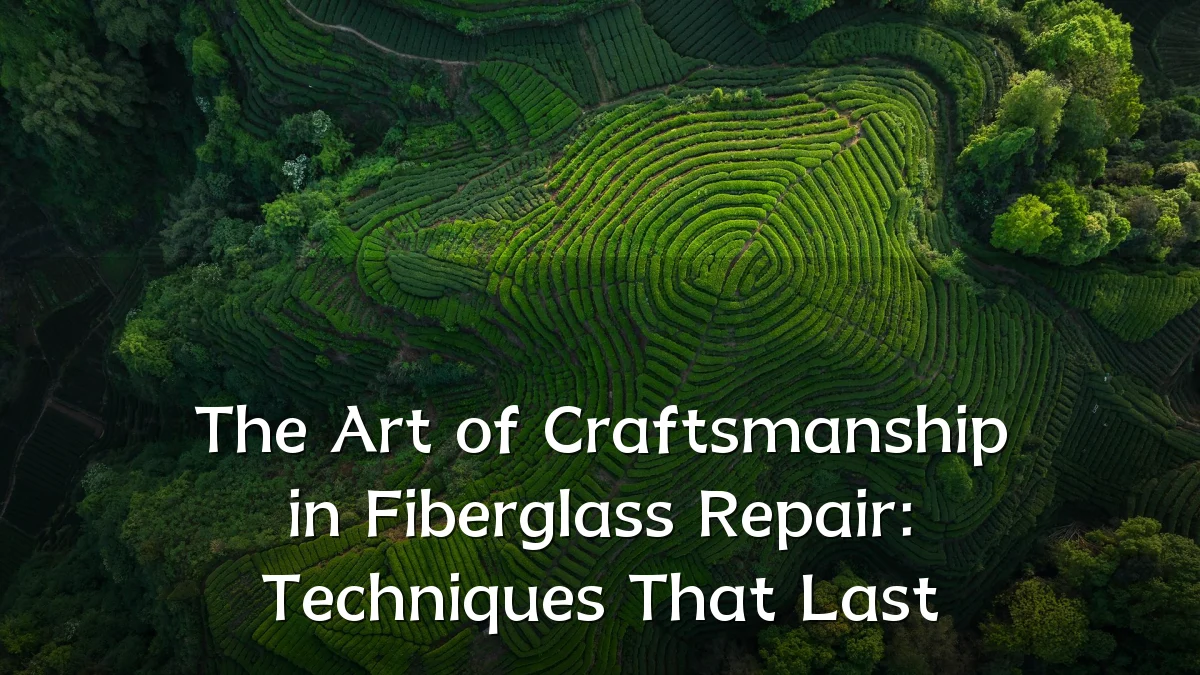 The Art of Craftsmanship in Fiberglass Repair: Techniques That Last