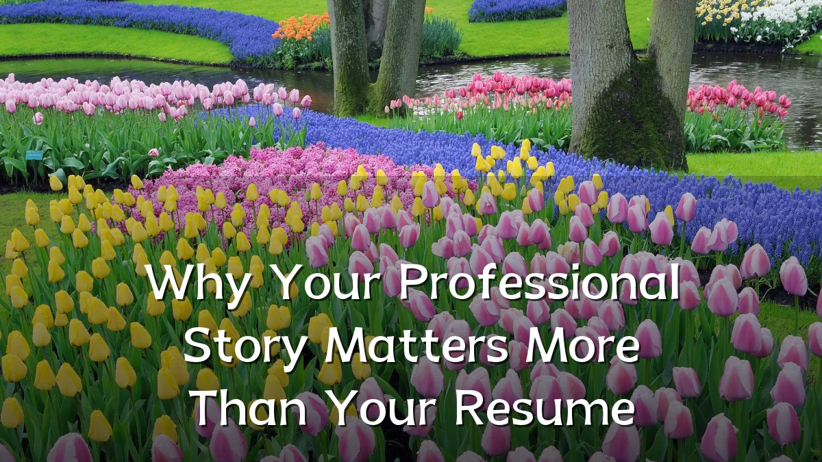 Why Your Professional Story Matters More Than Your Resume