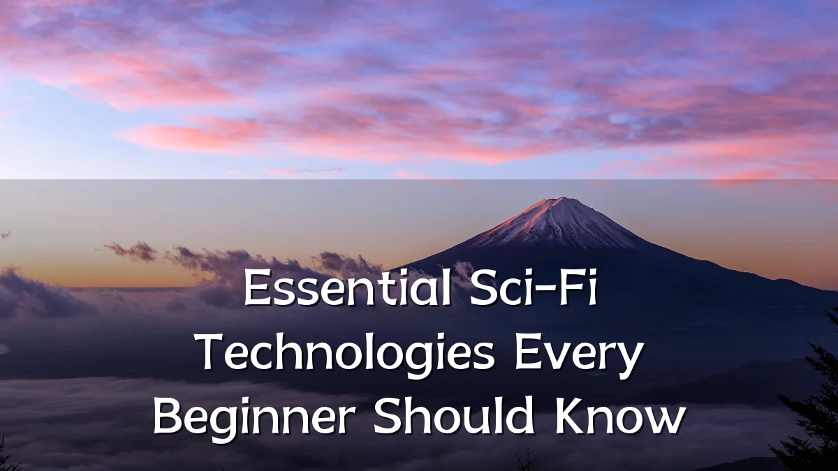 Essential Sci-Fi Technologies Every Beginner Should Know