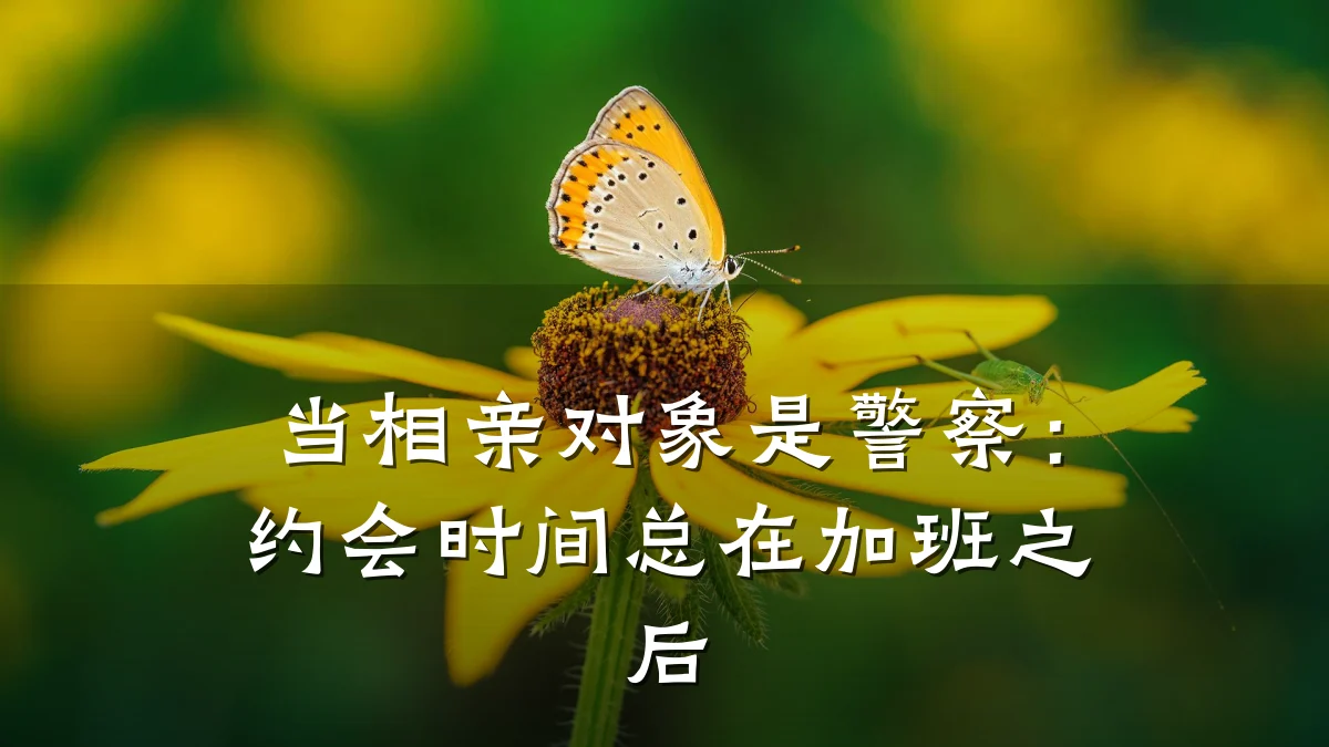 当相亲对象是警察：约会时间总在加班之后