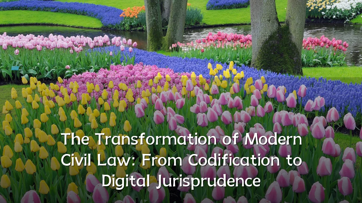 The Transformation of Modern Civil Law: From Codification to Digital Jurisprudence